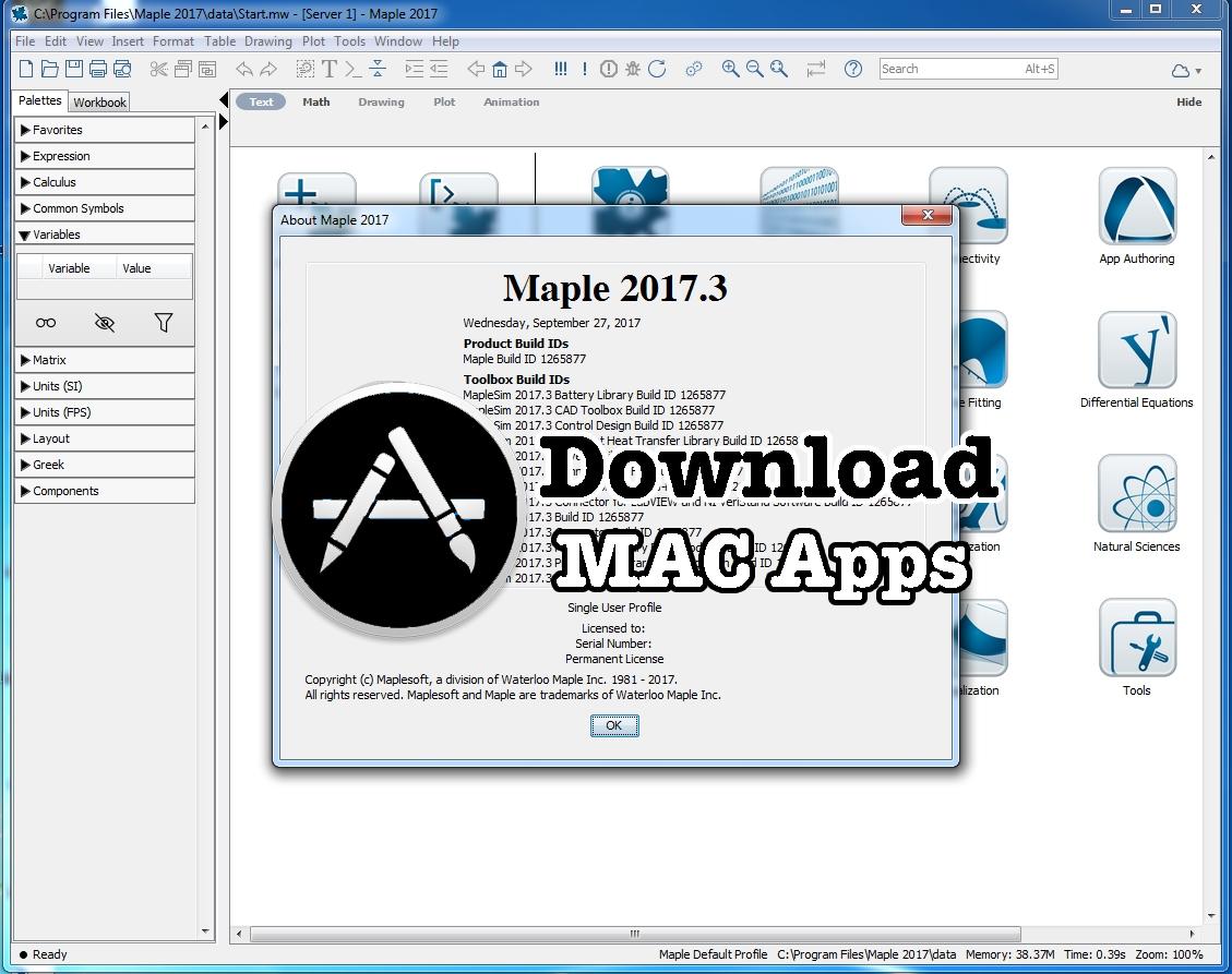Is maple math software, free download for mac pc